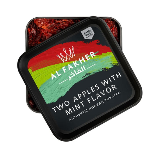 Al Fakher Two Apples with Mint Hookah Shisha Tobacco